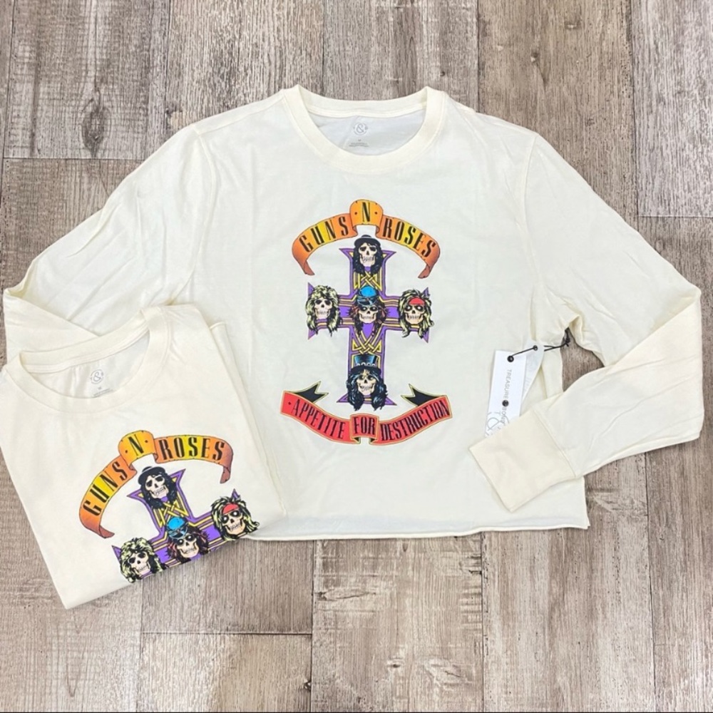 🔴SALE 3/$20🔴 Guns N Roses Long Sleeve Band Tee - Picture 2 of 4